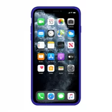 Силиконовый чехол Apple Silicone Case Ultra Blue для iPhone Xs Max с закрытым низом